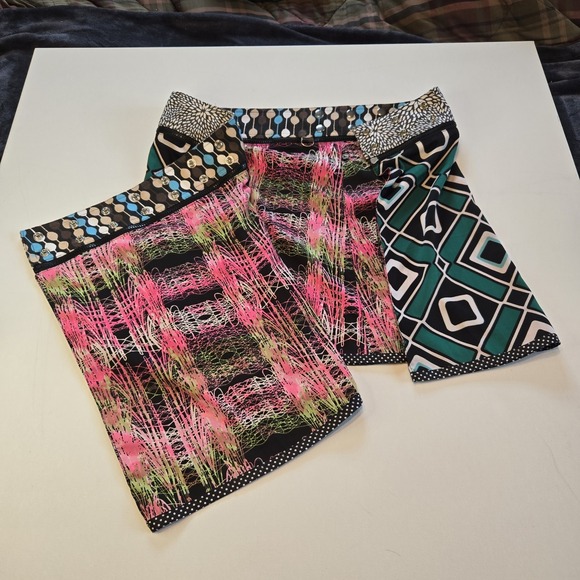 Y2K Zand Amsterdam Reversible Skirt Multicolored Multipatterned - Picture 2 of 13